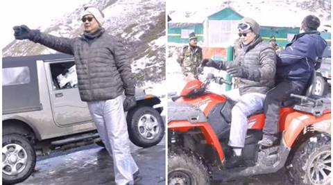BJP Minister Kiren Rijiju goes off-road in Mahindra Thar, Polaris RZR during Gandhi Sankalp Yatra