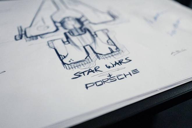 porsche star wars starship