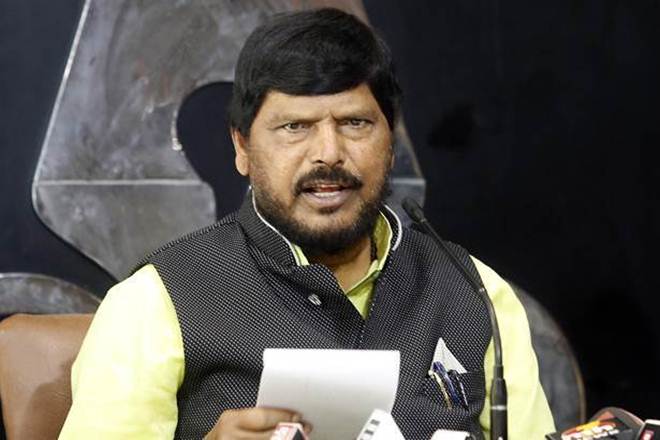 RPI chief and Union Minister Ramdas Athawale. (File photo)