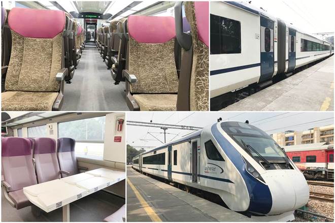 vande bharat train vande bharat delhi to katra, vande bharat express video