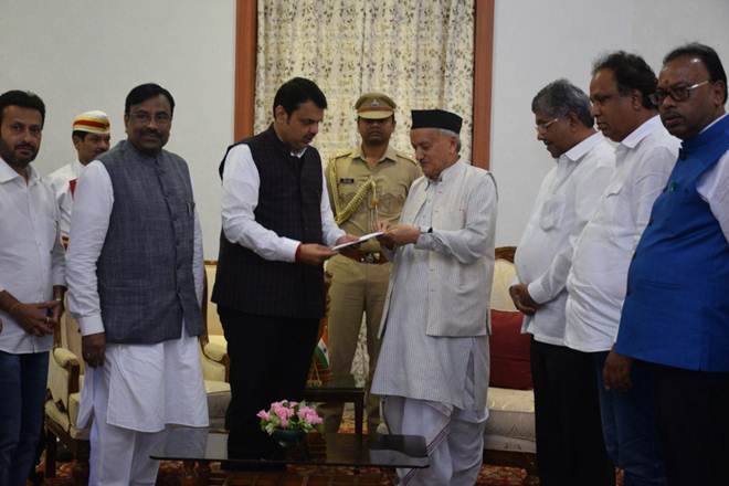 Sources close to acting Chief Minister Devendra Fadnavis, who is leader of state BJP's legislature wing, confirmed that Fadnavis had received the letter from the Governor. (File image)