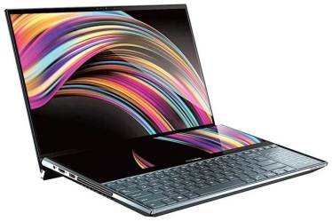 The Zenbook Pro Duo comes equipped with a 4K UHD Nanoedge OLED HDR (whew) display and a pinching price tag of Rs. 2,09,990. 