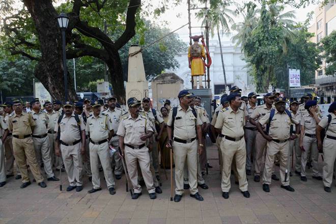 Around 2,000 police personnel have been deployed to guard the Shivaji Park today (PTI Image)