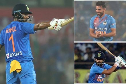 Chahar's hat trick came in the final over of the match helping India seal the series. Chahar's hat trick came in the final over of the match helping India seal the series.