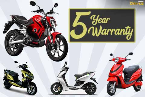 Electric two-wheelers with the highest warranty in India: Revolt RV400, Okinawa Lite and more