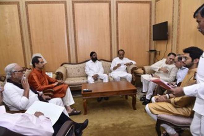 The Uddhav Thackeray-led government conducted its first cabinet meeting on Thursday. The Uddhav Thackeray-led government conducted its first cabinet meeting on Thursday.