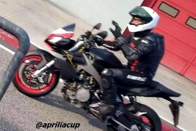 Aprilia Tuono 660 spied for the first time: Likely to debut at 2019 EICMA alongside RS 660