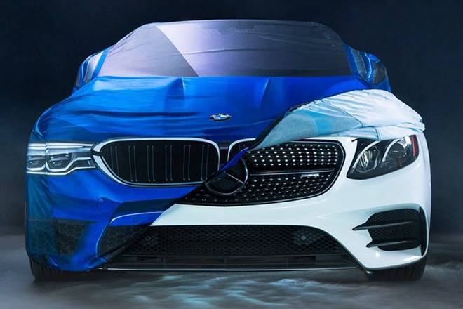 bmw mercedes benz halloween scary costume