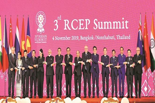 RCEP, global GDP, global FDI, RCEP partners, GST rollout, Look East Policy, East Policy, FTA, global trade