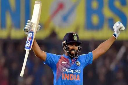 Rohit Sharma is just eight runs behind Virat Kohli from becoming the highest run-scorer in T20I.