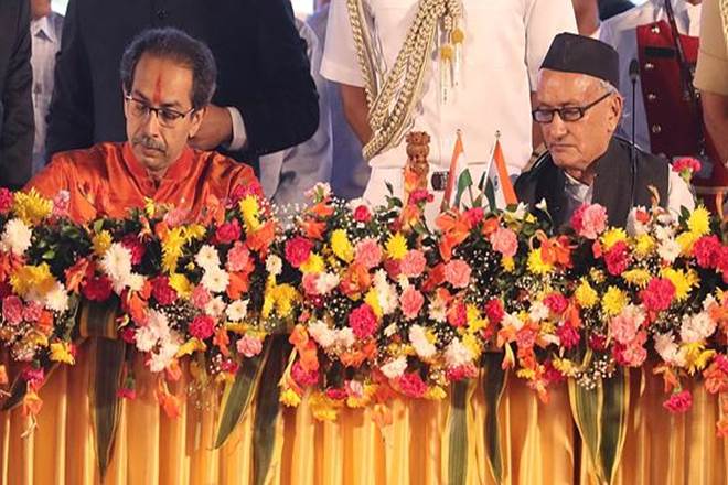 Chandrakant Patil, Uddhav Thackeray swearing-in, Maharashtra ministry, BS Koshyari, Maharashtra news, Uddhav Thackeray, Uddhav Thackeray oath ceremony Chandrakant Patil, Uddhav Thackeray swearing-in, Maharashtra ministry, BS Koshyari, Maharashtra news, Uddhav Thackeray, Uddhav Thackeray oath ceremony