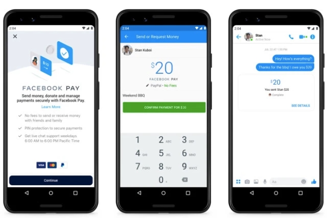 Facebook Pay supports most major credit and debit cards as well as PayPal Facebook Pay supports most major credit and debit cards as well as PayPal
