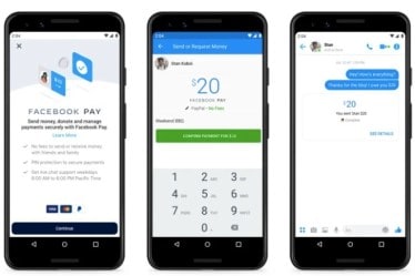 Facebook Pay supports most major credit and debit cards as well as PayPal
