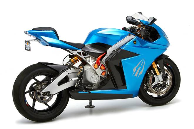 2: Lightning LS 218 - 349 km/h: Petrols need to step aside for this machine that could sound like a food processor but goes like a missile. It is the fastest electric superbike in the world and the second fastest overall.