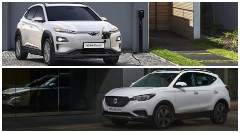 India’s first electric SUV comparison: Hyundai Kona vs MG eZS EV