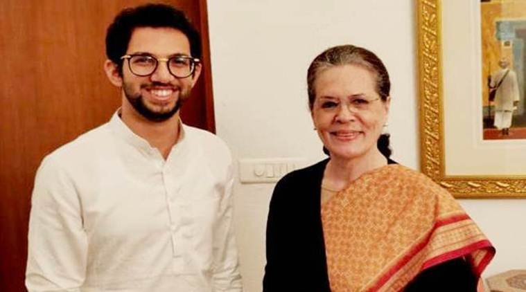 sonia gandhi, aditya thackeray sonia gandhi, aditya thackeray