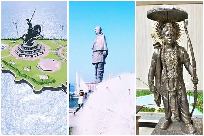 Statue of Unity, Chhatrapati Shivaji Maharaji Memorial, Shiv Smarak, Ram Statue Ayodhya, Ayodhya Ram Statue, Narendra Modi, Yogi Adityanath