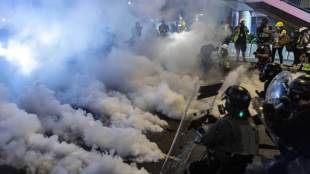 Tear gas, thousand, police, Hong Kong march, Hong Kong protest, Joshua Wong