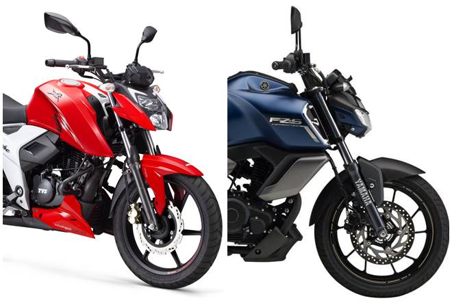 India’s first two 150cc BS6 bikes compared: TVS Apache RTR 160 4V vs Yamaha FZ-S Fi V3