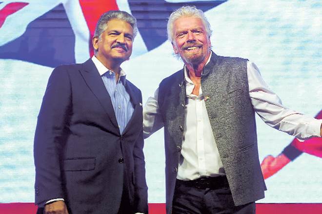 Anand Mahindra, Richard Branson, entrepreneurial success, automobile setor, india, industry news