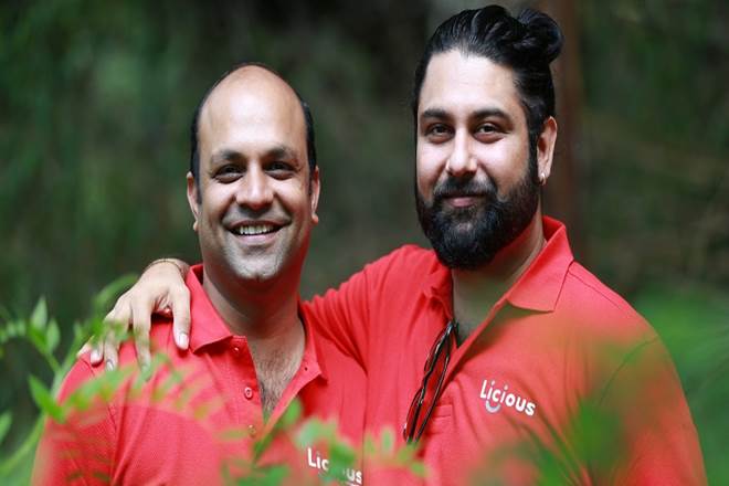 Licious co-founders Vivek Gupta and Abhay Hanjura