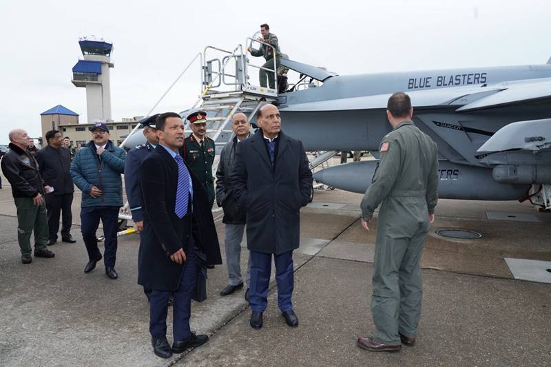 Rajnath Singh, US naval air station, Rajnath Singh in US, india us relation, defence, 2+2 ministerial dialogue, Naval Air Station, defence minister Rajnath Singh, Raksha Mantri Rajnath Singh, Raksha Mantri, American military