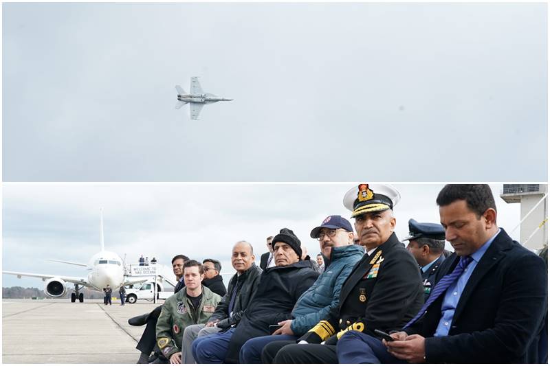 Rajnath Singh, US naval air station, Rajnath Singh in US, india us relation, defence, 2+2 ministerial dialogue, Naval Air Station, defence minister Rajnath Singh, Raksha Mantri Rajnath Singh, Raksha Mantri, American military