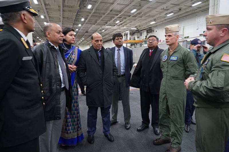 Rajnath Singh, US naval air station, Rajnath Singh in US, india us relation, defence, 2+2 ministerial dialogue, Naval Air Station, defence minister Rajnath Singh, Raksha Mantri Rajnath Singh, Raksha Mantri, American military