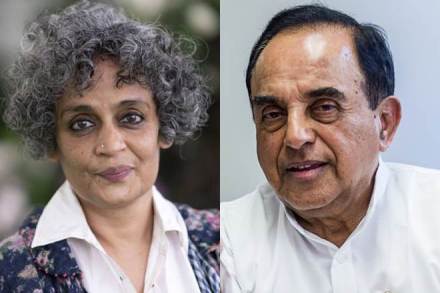 Subramanian Swamy said Arundhati Roy's comments on the National Population Register amount to sedition and called her a danger for the society.