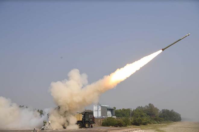 Pinaka Missile System, DRDO, Pinaka missile, Pinaka Missile System trial, Integrated Test Range, Chandipur, Ministry of Defence Pinaka Missile System, DRDO, Pinaka missile, Pinaka Missile System trial, Integrated Test Range, Chandipur, Ministry of Defence