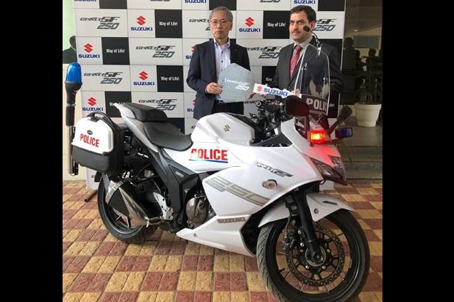 10 Suzuki Gixxer SF 250s added to Gurugram Police fleet: Key changes on the Police bike listed!
