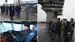 Rajnath Singh, US naval air station, Rajnath Singh in US, india us relation, defence, 2+2 ministerial dialogue, Naval Air Station, defence minister Rajnath Singh, Raksha Mantri Rajnath Singh, Raksha Mantri, American military