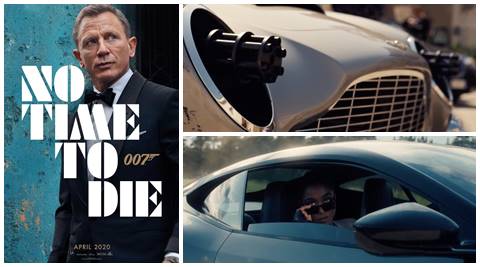 No Time To Die teaser: Aston Martin DB5 back with weapons upgrade & James Bond’s massive jump on a motorcycle!