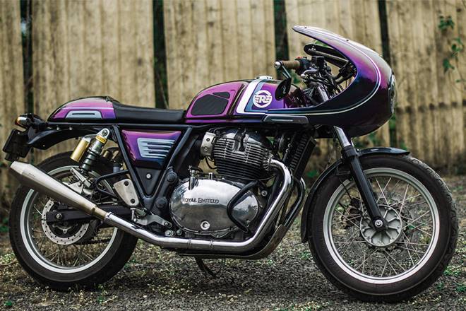 modified royal enfield gt650 caferacer