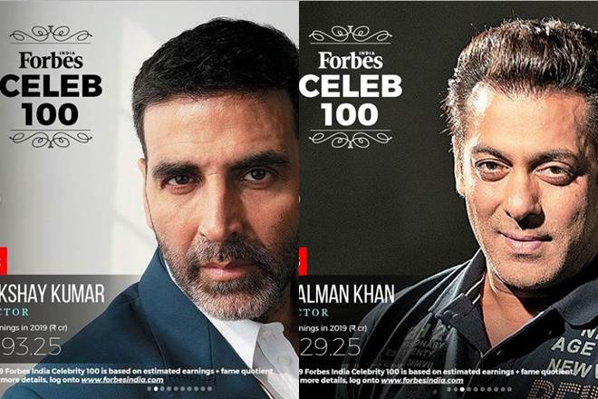 Virat Kohli, Akshay Kumar, Salman Khan, Vicky Kaushal, Forbes list, Forbes India Celebrity 100 list, forbes list 2019, forbes top 100