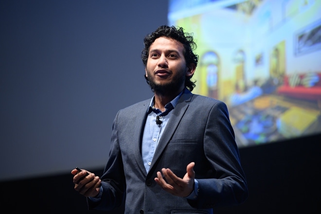 Ritesh Agarwal, founder and chief executive officer of OYO Hotels & Homes, speaks at the SoftBank World 2019 event in Tokyo, Japan, on Thursday, July 18, 2019. Agarwal said the company is using data to evaluate properties in under five days, a process that might take traditional hotels months. That allows the startup to add about 90,000 new rooms every 90 days, for a total of 1.1 million. Photographer: Akio Kon/Bloomberg Ritesh Agarwal, founder and chief executive officer of OYO Hotels & Homes, speaks at the SoftBank World 2019 event in Tokyo, Japan, on Thursday, July 18, 2019. Agarwal said the company is using data to evaluate properties in under five days, a process that might take traditional hotels months. That allows the startup to add about 90,000 new rooms every 90 days, for a total of 1.1 million. Photographer: Akio Kon/Bloomberg