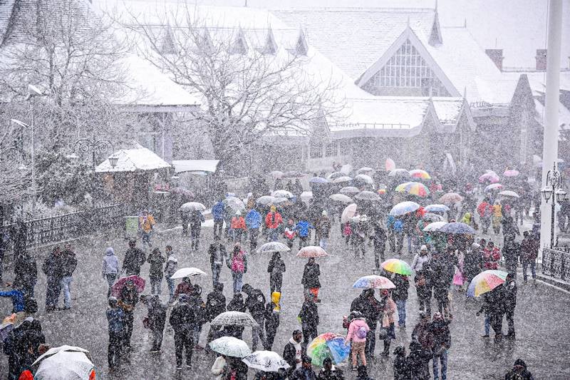 Snowfall in Shimla, shimla, shimla weather, shimla temperature, shimla snowfall, snowfall, snow, shimla tourists, shimla travel