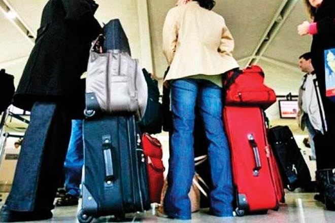 After noticing the damage to his bag, Bharucha raises the issue with GoAir's representative at the airport. (Representative image)