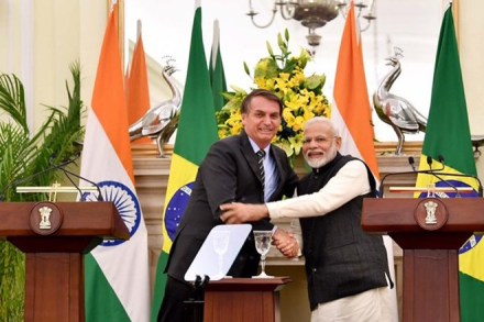 The decision was taken at the recently concluded bilateral talks between Prime Minister Narendra Modi and the visiting Brazilian President Jair Bolsonaro. (Twitter image) The decision was taken at the recently concluded bilateral talks between Prime Minister Narendra Modi and the visiting Brazilian President Jair Bolsonaro. (Twitter image)
