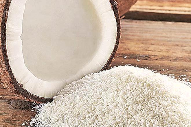 India, ban, import, desiccated coconut, coconut price