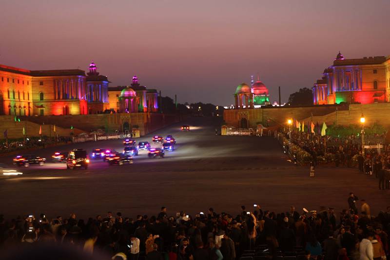 beating retreat 2020, beating retreat 2020 photos, beating retreat 2020 images, beating retreat 2020 india, beating retreat 2020 time, beating retreat 2020 date, beating retreat ceremony, beating retreat india, raisina hills lit up, rashtrapati bhawan lighting