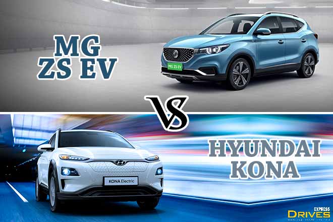 MG ZS EV Vs Hyundai Kona EV: Prices, range and specs compared!