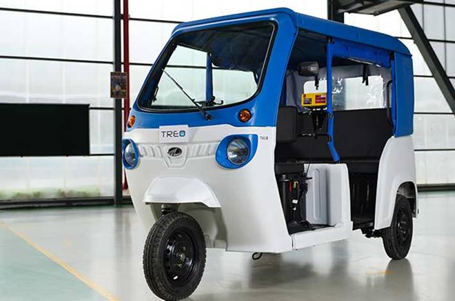 Image of the Mahindra Treo used for reference