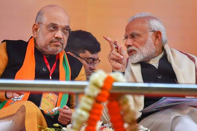 Jammu and Kashmir including the Ladakh division was a state before the Modi government stripped the state of its special status and bifurcated it into two UTs. (File photo of HM Amit Shah and PM Narendra Modi. Express Photo)