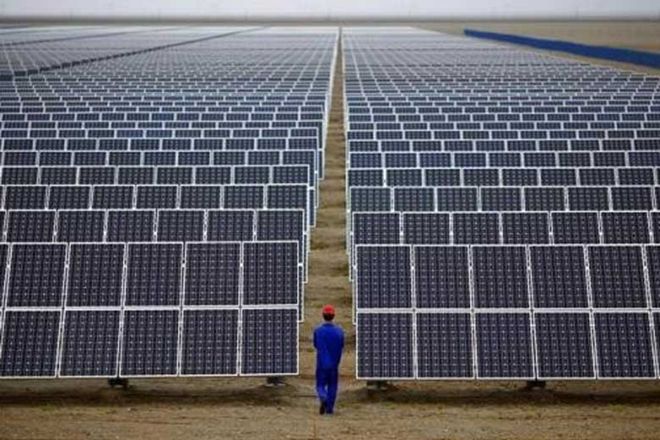India clean energy target, clean energy leader India, Pavagada solar park, Piyush Goyal, renewable energy generation in India, world’s largest solar park