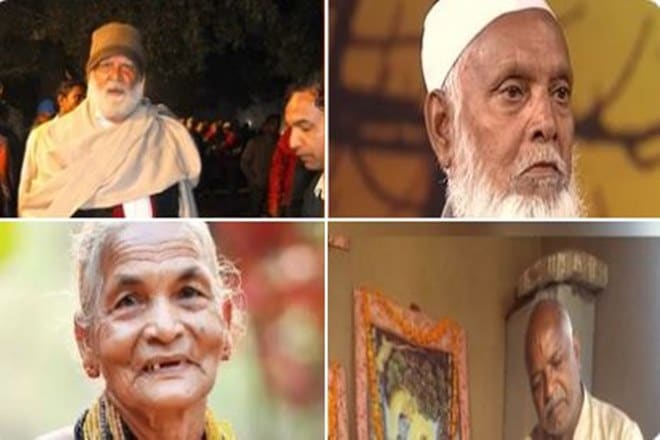 Seventy-two-year-old Tulasi Gowda from Karnataka, who earned the sobriquet "encyclopedia of forests" because of her vast knowledge of diverse plants species in spite of lacking formal education. (ANI)