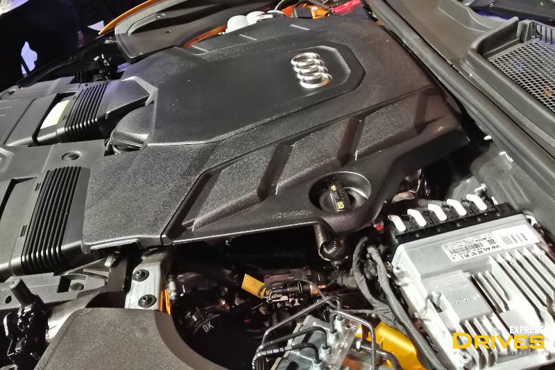 The Audi Q8 gets 3.0-litre, TFSI petrol engine. This unit is capable of churning out 340 hp of power along with 500 Nm of peak torque. This engine is paired to an 8-speed Triptronic automatic transmission. The Audi Q8 can go from 0-100 kmph in just 5.9 seconds and can achieve a top speed of 250 kmph. This engine is BS6 compliant and is paired to a 48 V mild-hybrid system. There will be no diesel engine on offer with the Q8. This SUV comes as standard with Audi's Quattro all-wheel-drive system.