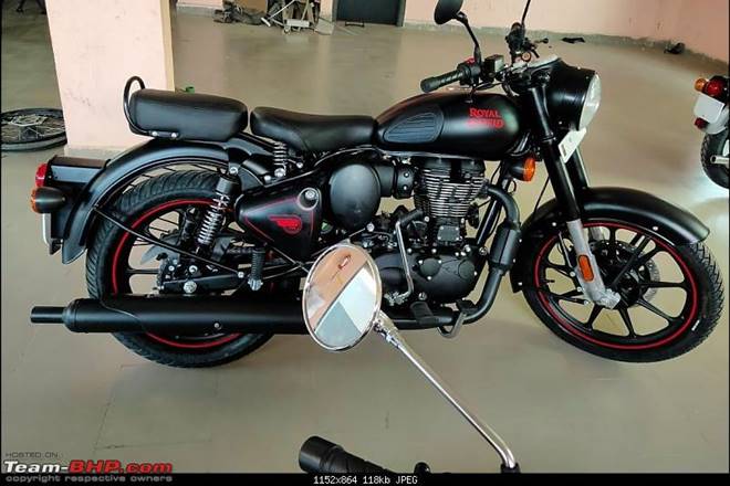 2020 Royal Enfield Classic 350 spied with black alloy wheels, updated BS6 engine & more