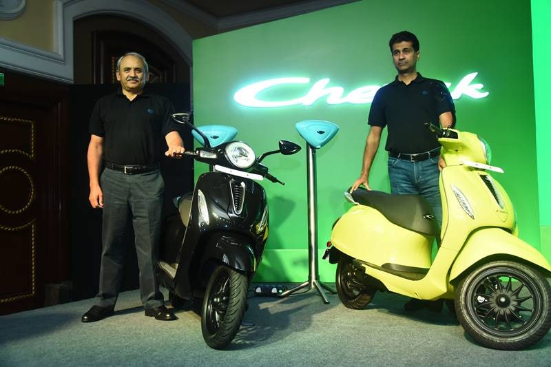 Bajaj Chetak electric scooter has finally been launched in India today with prices starting at Rs 1 lakh (ex-showroom). The e-scooter has registered the Pune-based manufacturer's entry in the EV space. The Chetak will be sold in India through the online route and deliveries for the same will begin starting next month. Enjoy the comeback of Bajaj Chetak through this detailed image gallery.