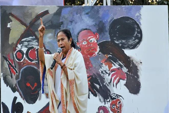 mamata banerjee, caa, mamata paninting, nrc, caa protests, west bengal protests, protests in bengal, tmc, citizenship act